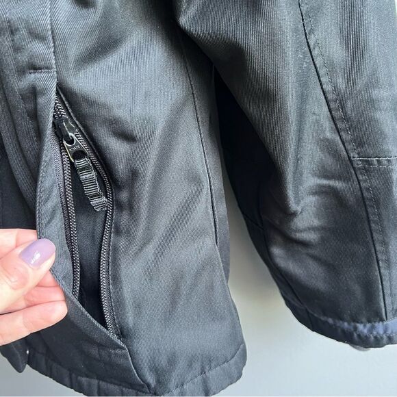 Columbia Women’s Weatherproof Black Moto Jacket with Hidden Hood Size Small - Picture 3 of 13